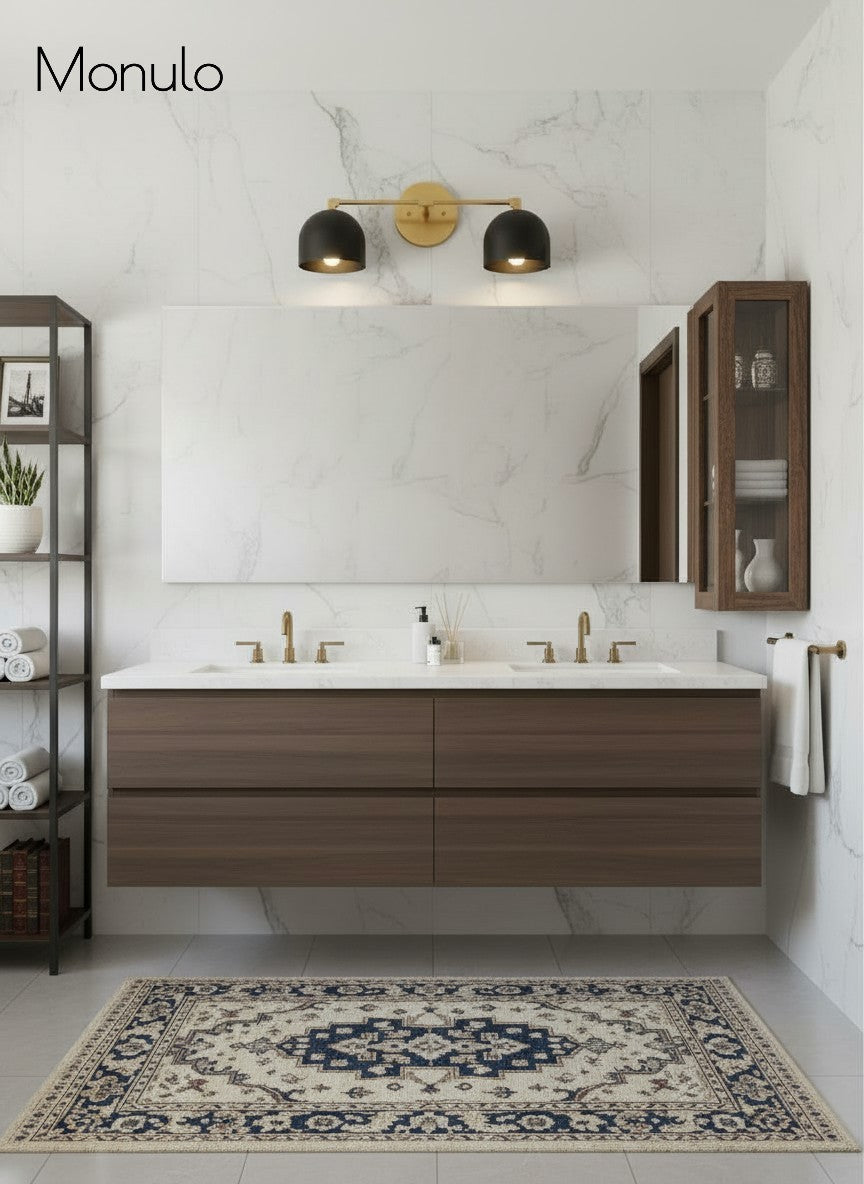 Mid-Century Dome Wall Lamp With Retro Design For Bathroom And Hallway