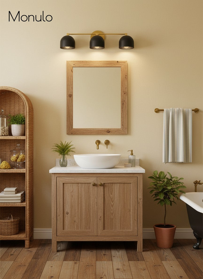 Mid-Century Dome Wall Lamp With Retro Design For Bathroom And Hallway