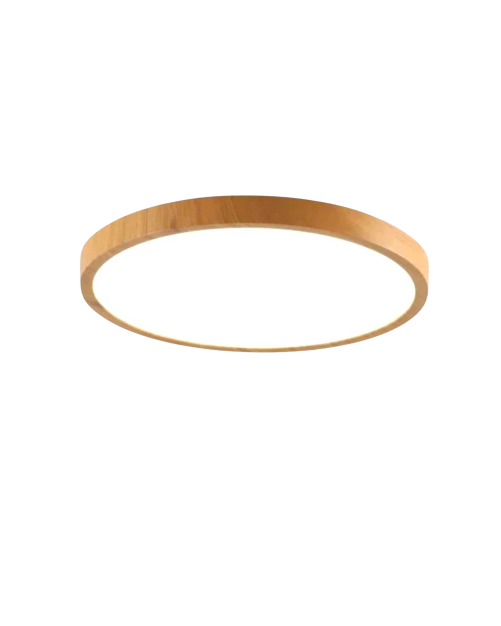 Ultra-Thin Wood Ceiling Light For Living Rooms And Bedrooms