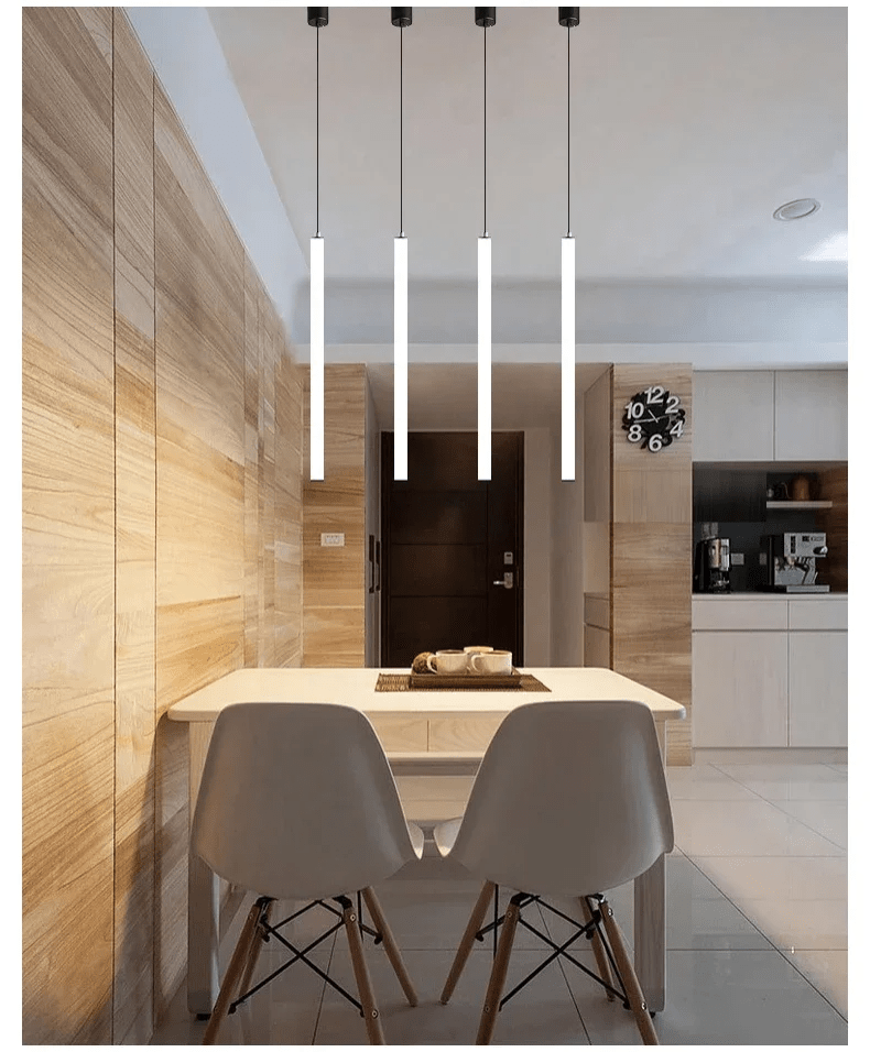 Spiral LED Staircase Pendant Light For High Ceilings, Modern Design