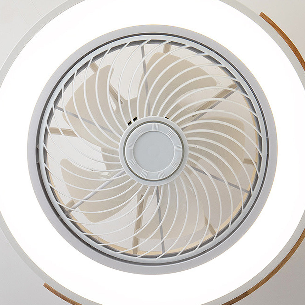 Boreal Timber Wooden Blades Ceiling Fan With Energy Saving LED Lighting For Living Spaces