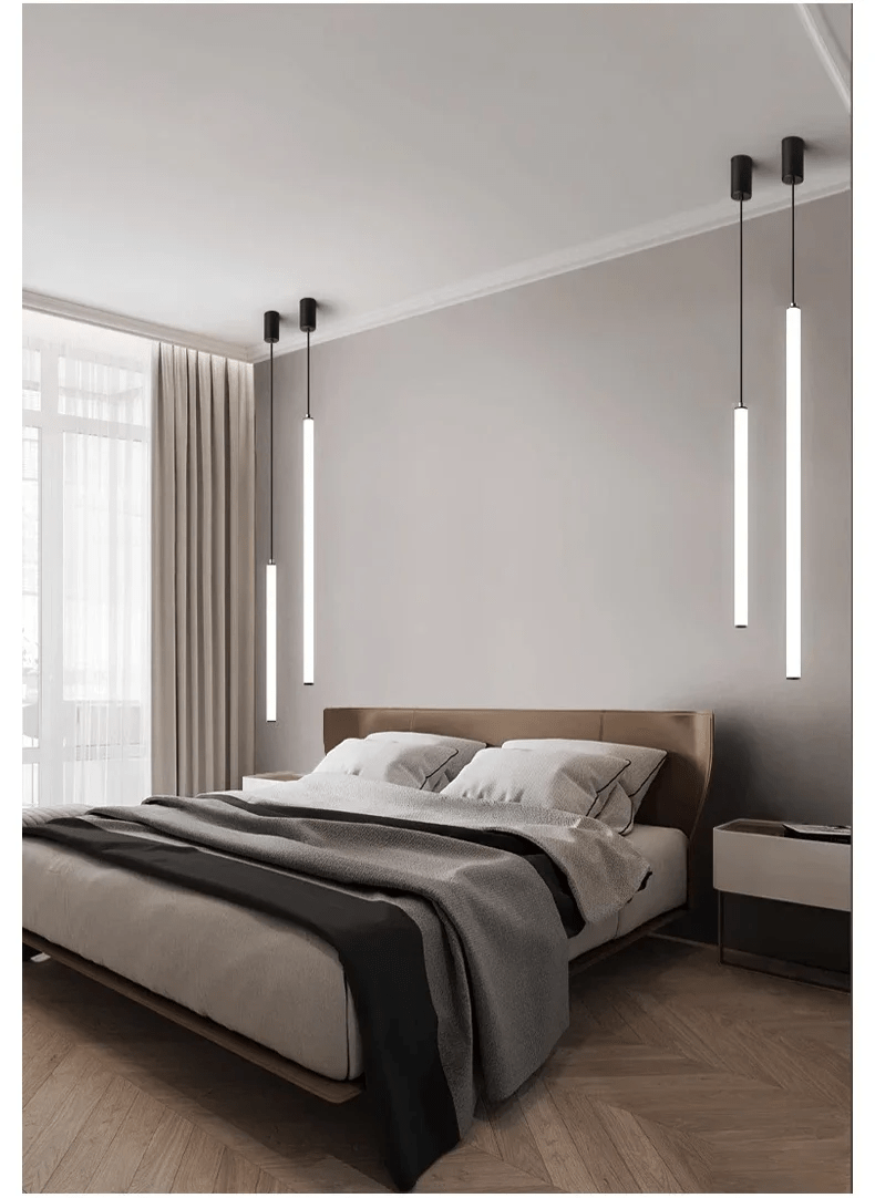 Spiral LED Staircase Pendant Light For High Ceilings, Modern Design