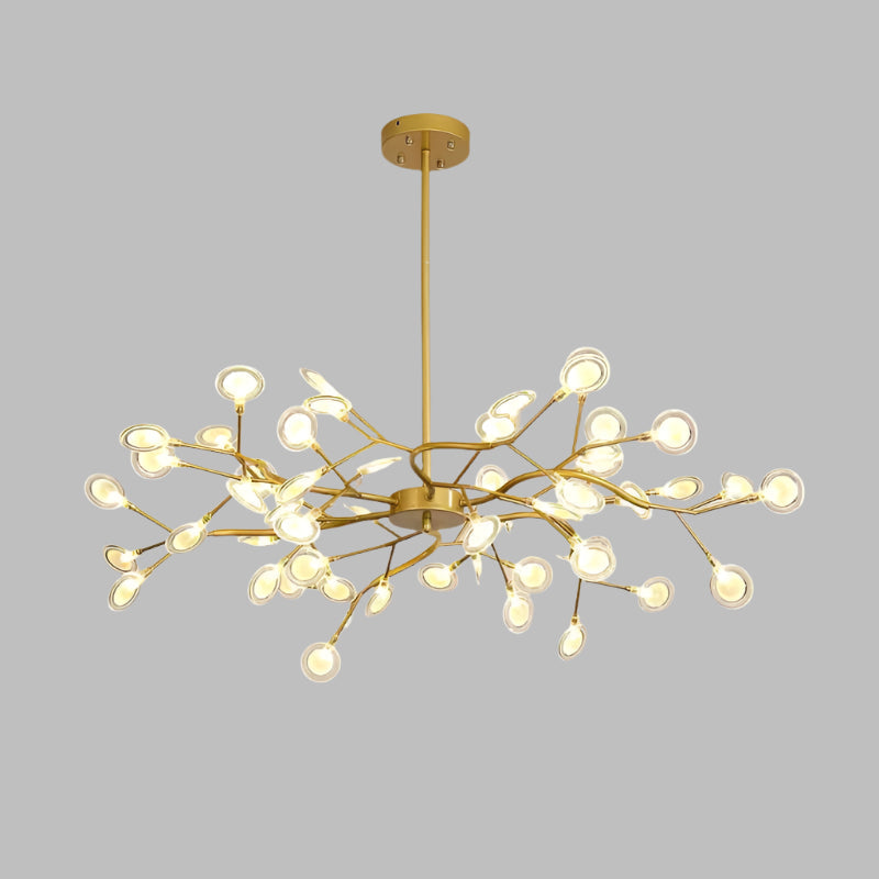 Lyra Branch Chandelier For Living Rooms And Dining Areas Minimalist Ceiling Light