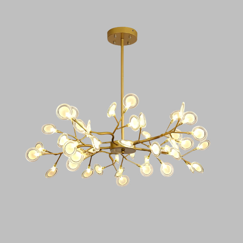 Lyra Branch Chandelier For Living Rooms And Dining Areas Minimalist Ceiling Light