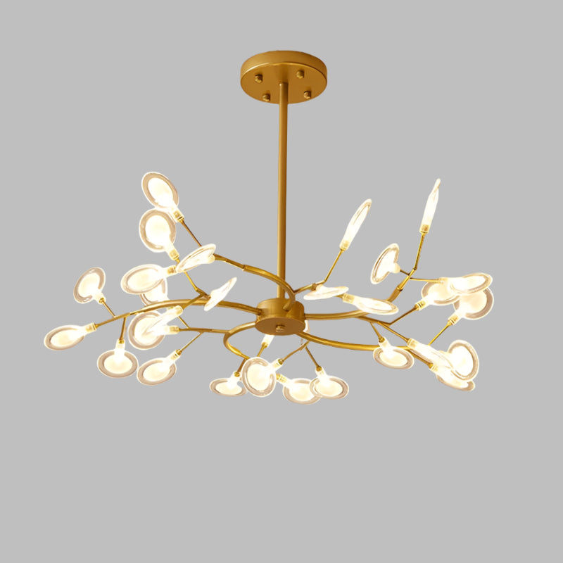 Lyra Branch Chandelier For Living Rooms And Dining Areas Minimalist Ceiling Light