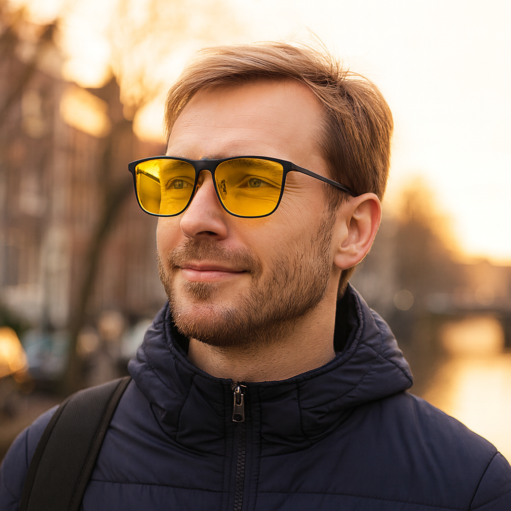 Óculos de sol polarizados com encaixe para óculos graduados — lentes TAC com proteção UV400