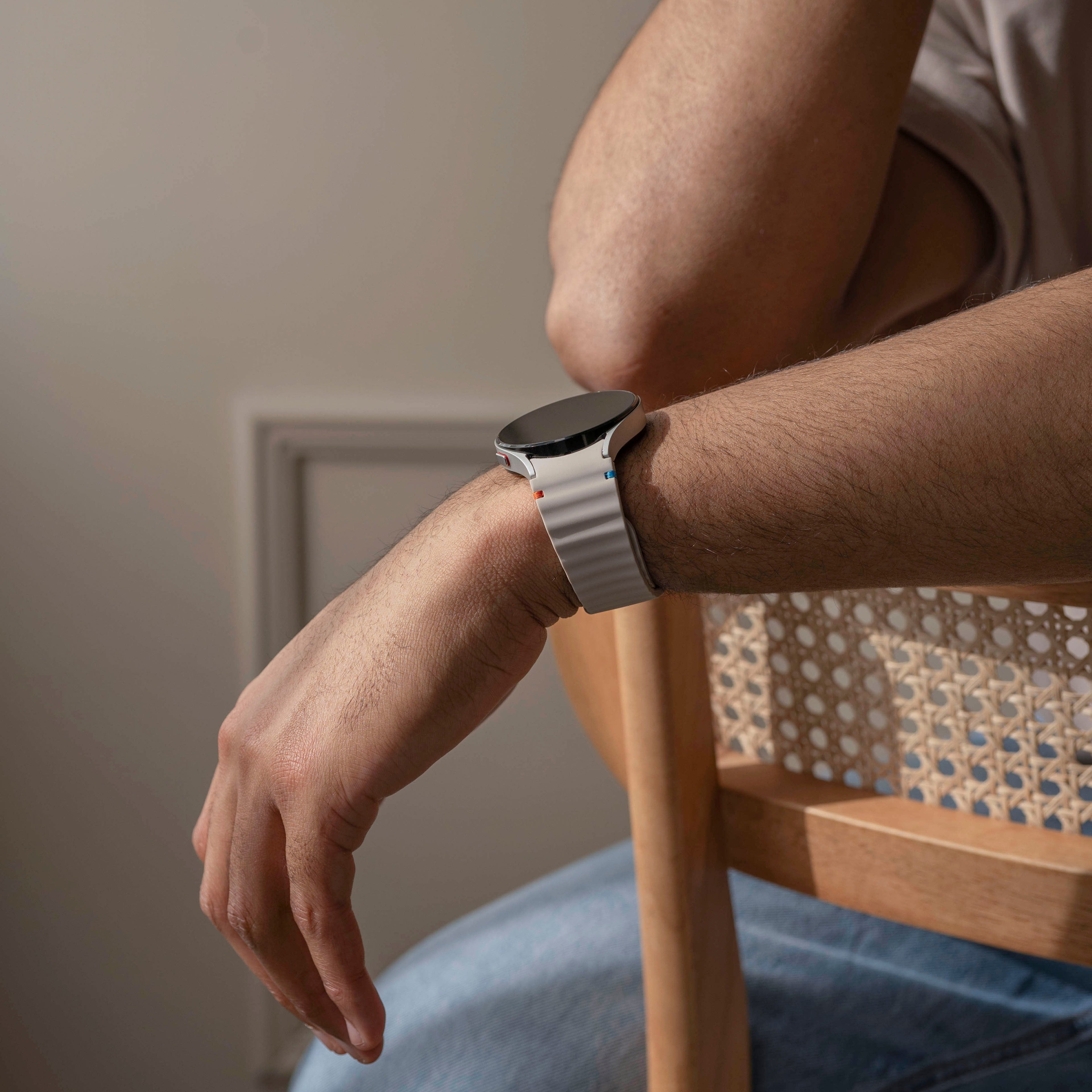 Řemínek Wave 40 mm pro Samsung Galaxy Watch 7 — Starlight