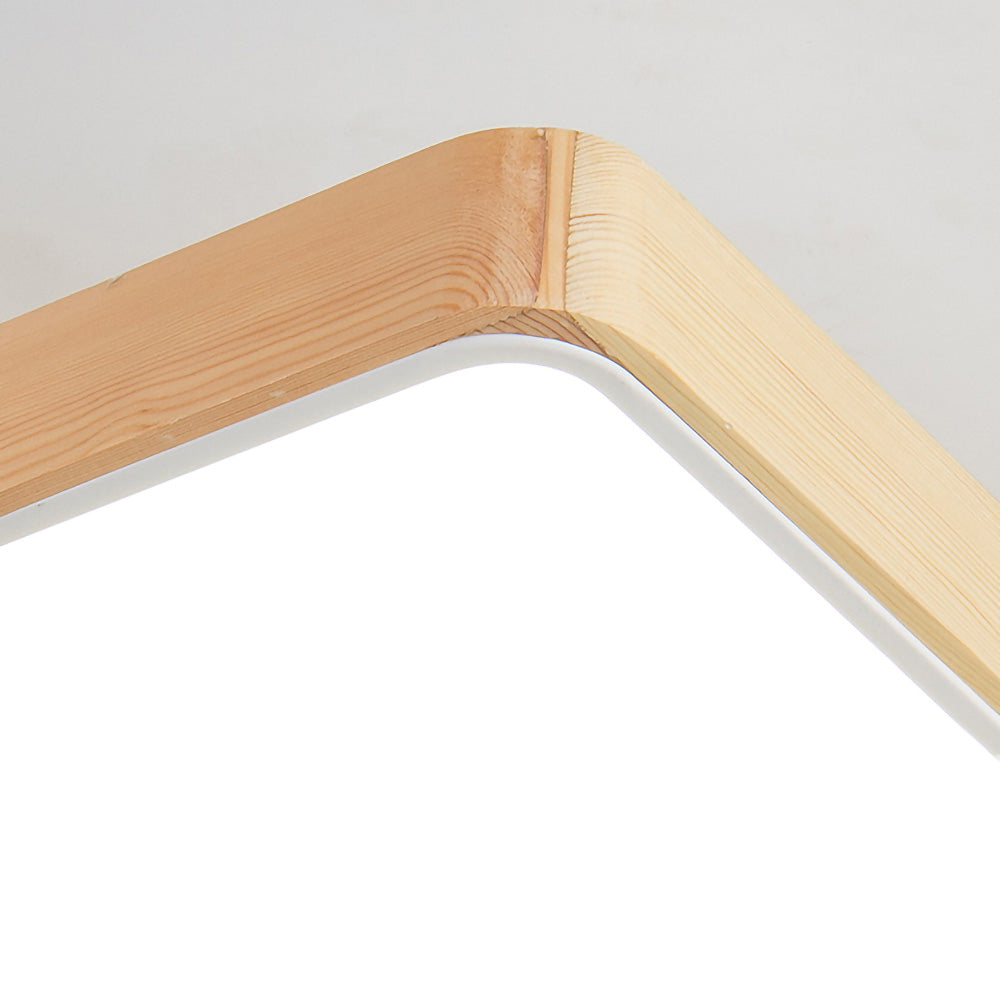 Boreal Timber Wooden Blades Ceiling Fan With Energy Saving LED Lighting For Living Spaces