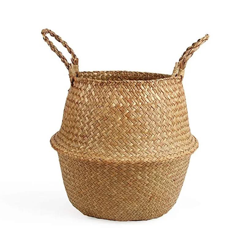 Coș decorativ de depozitare țesut manual AriaNest