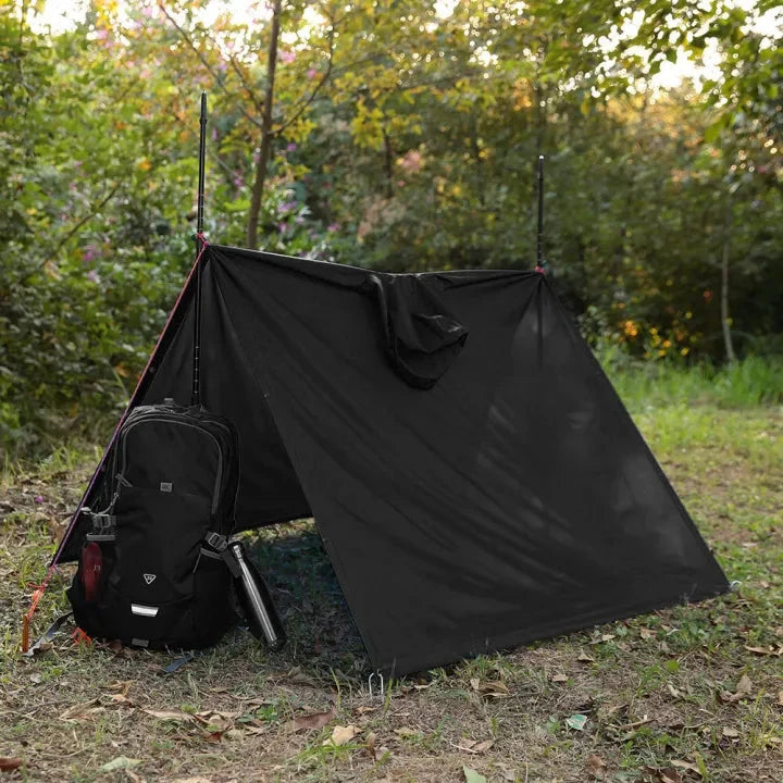 3-in-1-wasserdichter Regenponcho mit Kapuze - Abdeckung für Plane und Schlafsack