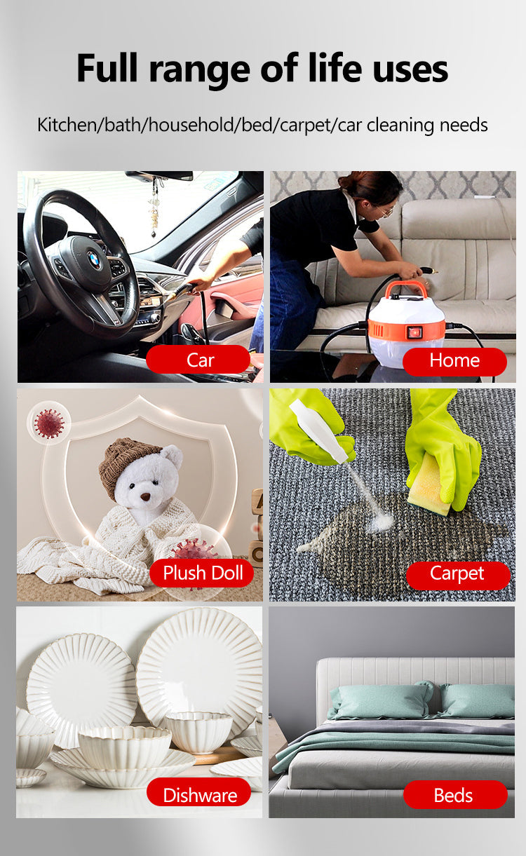 2800W HIGH-PRESSURE STEAM CLEANER - HOME APPLIANCE FOR KITCHEN AND CAR | Ka-mostore