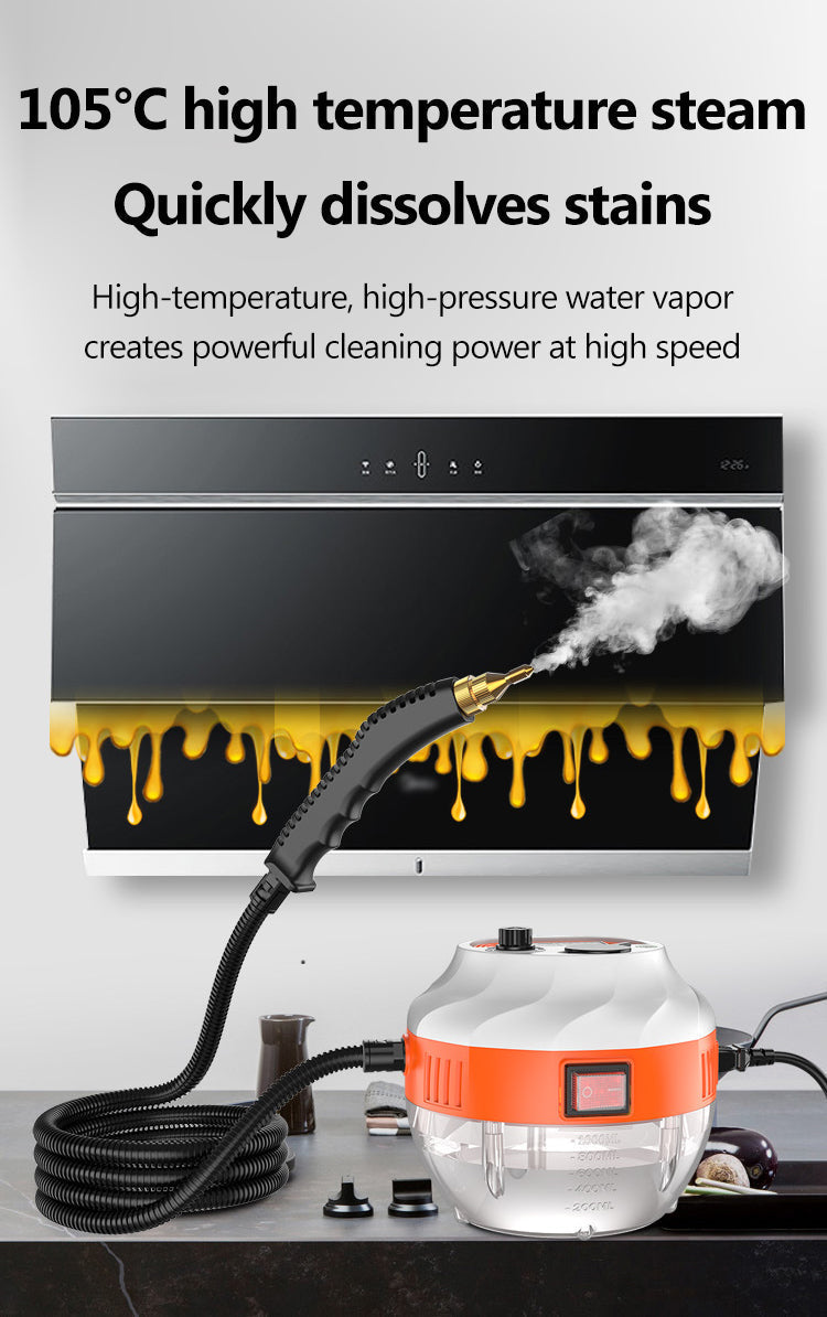 2800W HIGH-PRESSURE STEAM CLEANER - HOME APPLIANCE FOR KITCHEN AND CAR | Ka-mostore
