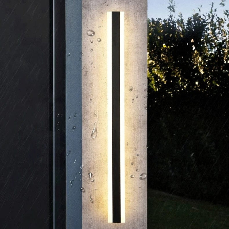 NovaLuma Dimmable Outdoor Sensor Light Wall LED Waterproof Fixture Perfect For Entrances And Porches