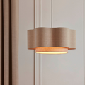 AstraNova Two-Tier Ceiling Light With Flush Mount Design Delivering Soft Ambient Glow