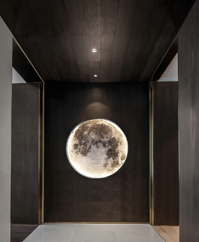 Luna Moon Lamp Creates Cozy Ambient Lighting In Your Bedroom With Gentle Moon Glow Decor