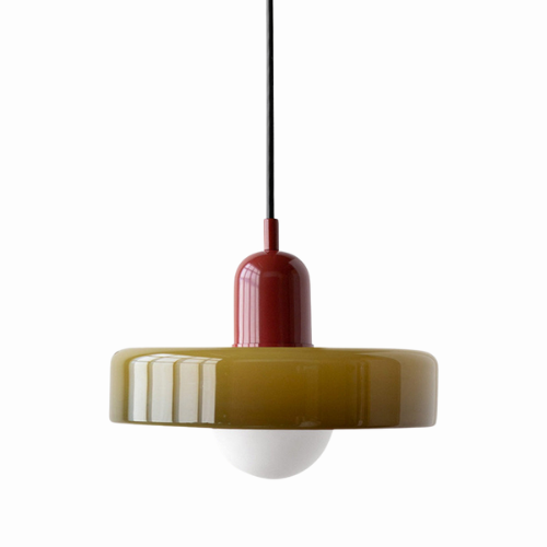 Bauhaus Style Glass Pendant Light For Dining And Living Areas