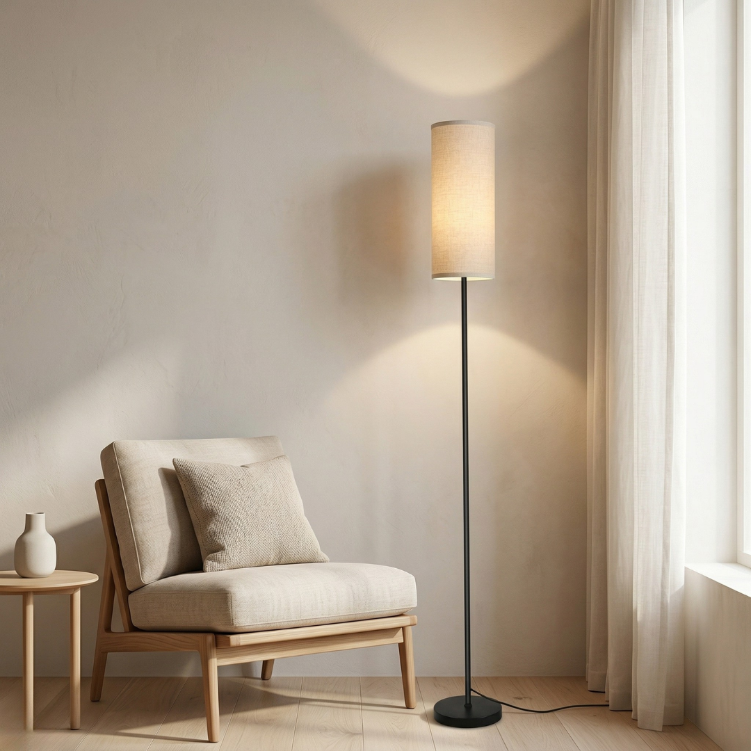 Floor Lamp With Dimmable LED Capability For Home Lighting Perfect For Living Rooms And Bedrooms