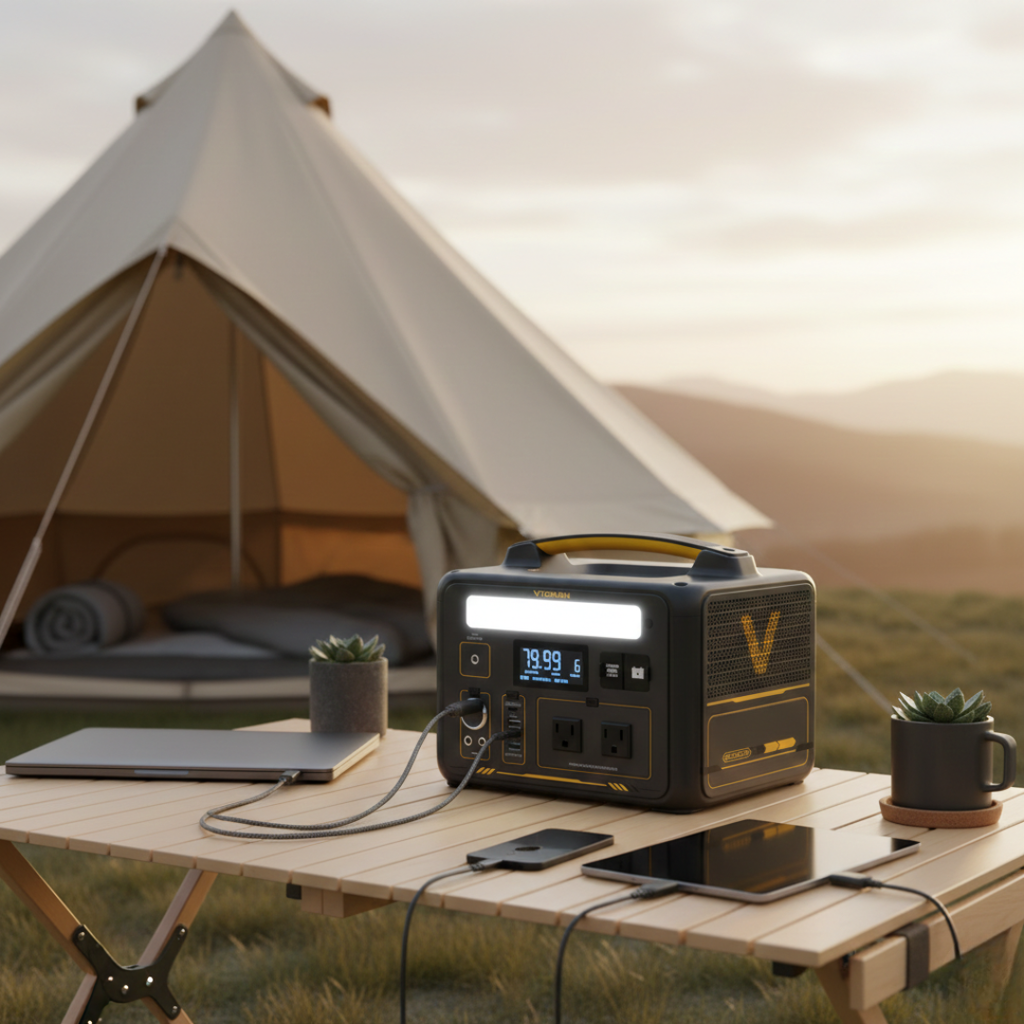 Lightweight Solar Generator For Off Grid Power And Emergency Backup Power Station