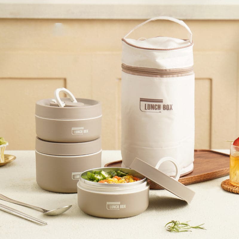 Stainless Steel Thermal Lunch Box For Work, School, And On The Go