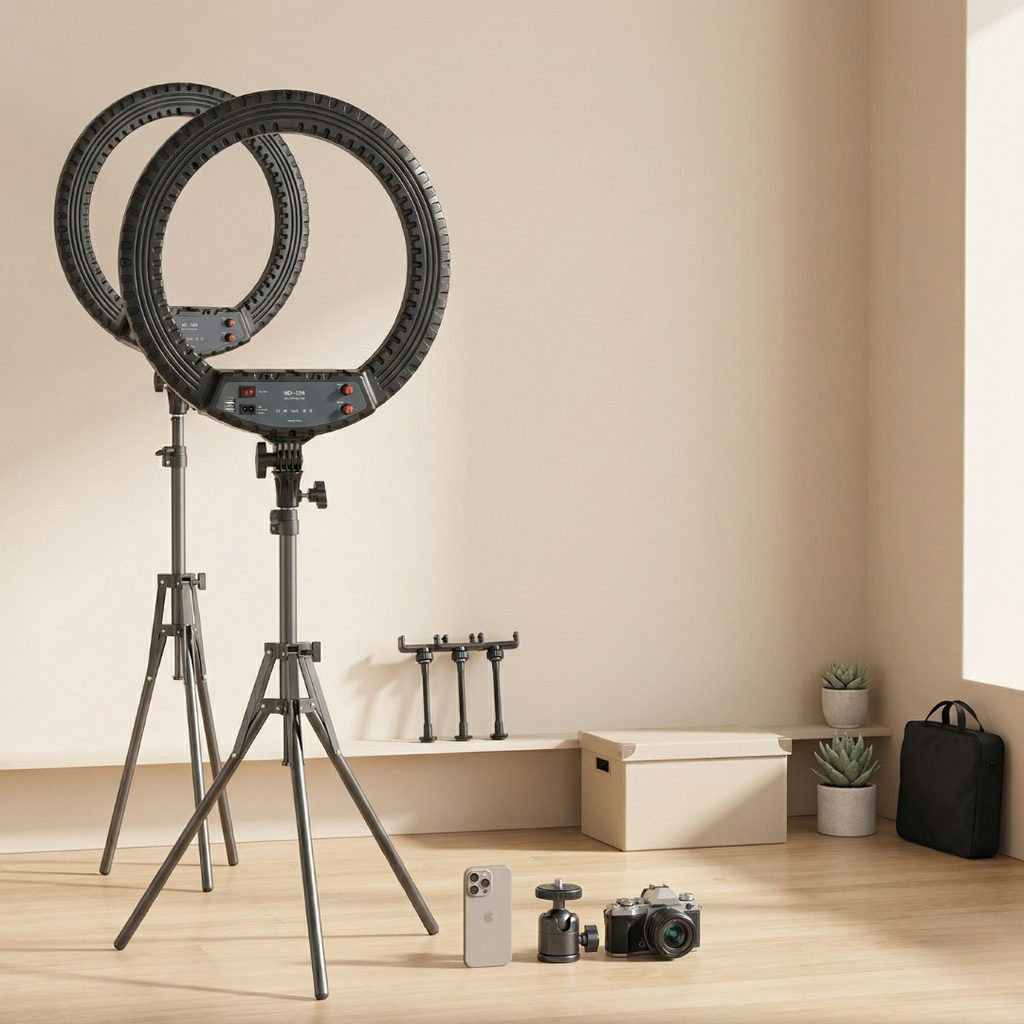 ProLite 18 Inch Ring Light And Tripod For Vlogging And Makeup And Photography Projects
