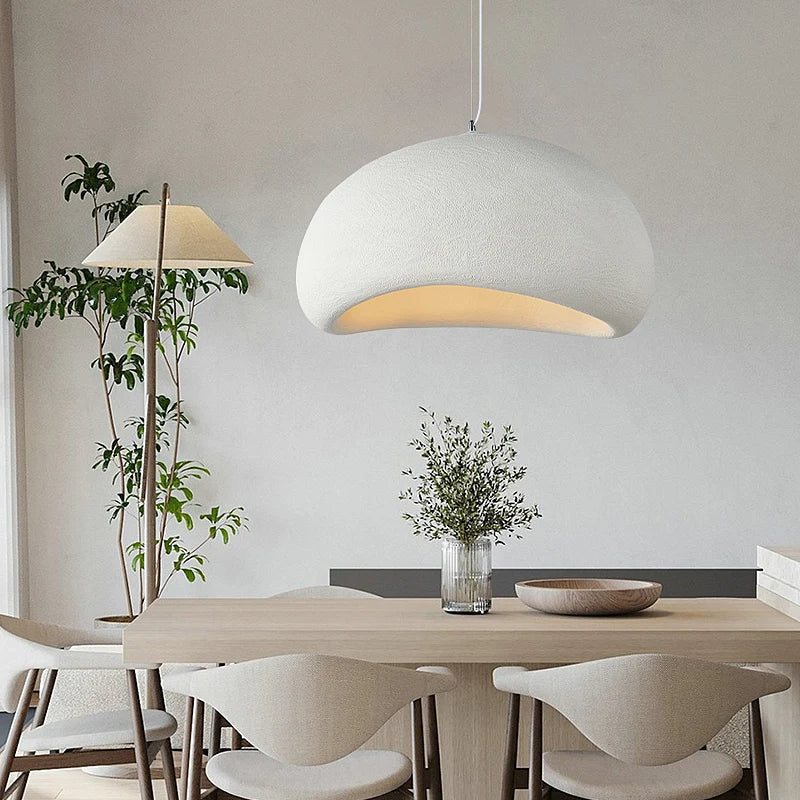 NimbleGlow Adjustable LED Pendant Light With Wabi Sabi Style For Modern Interiors