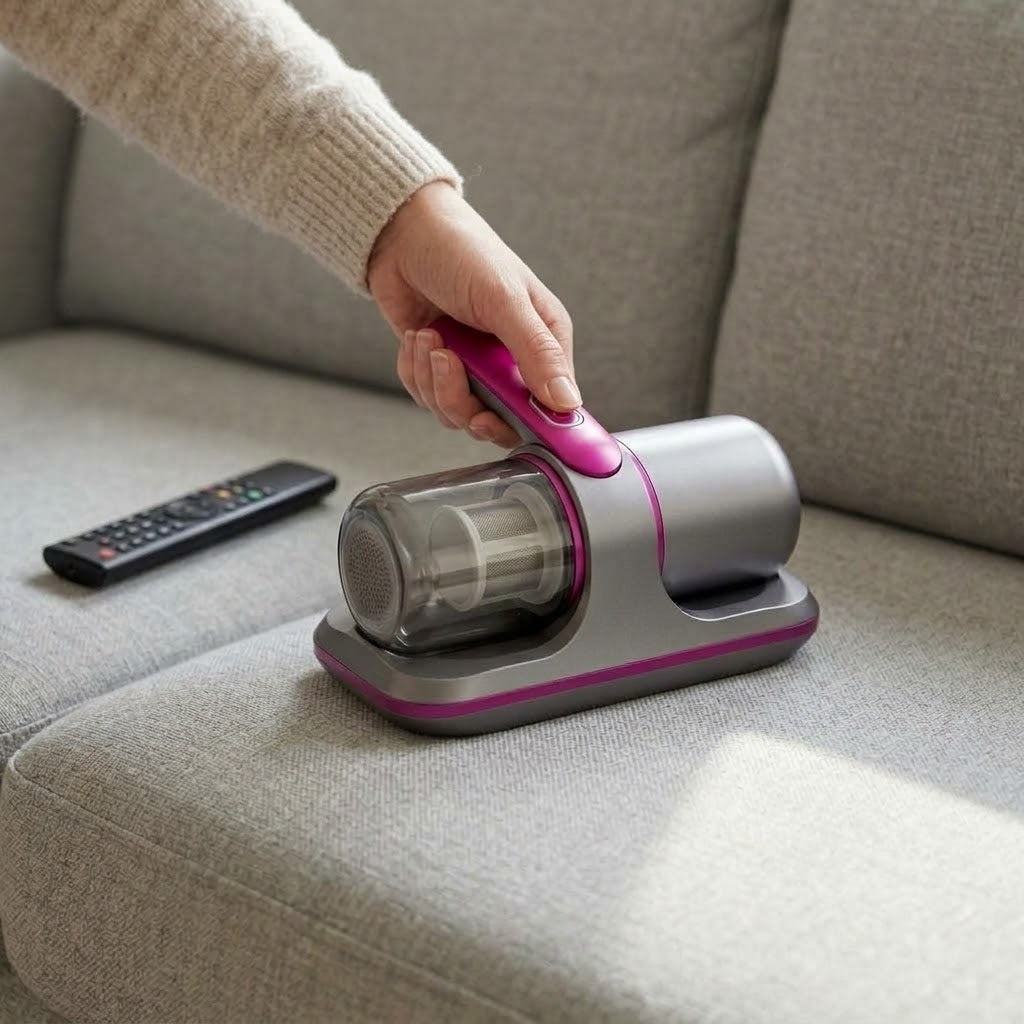 Trådløs middstøvsuger - UV-lys, HEPA-filter, USB-oppladbar