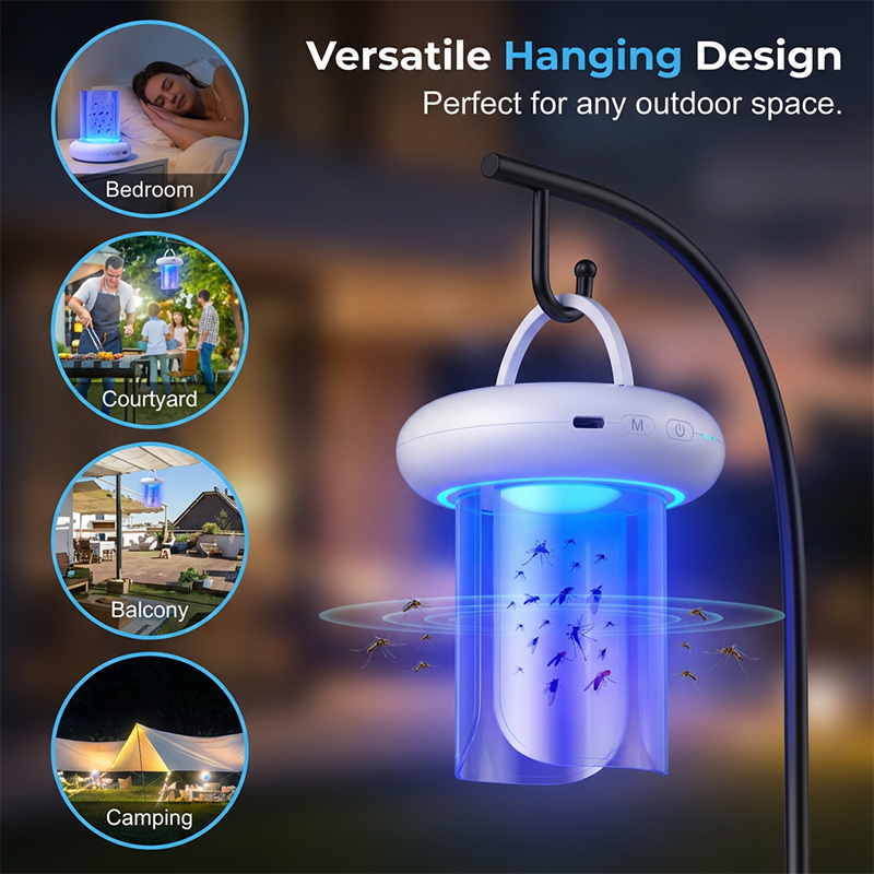 360° UV Insect Trap — Chemical-Free Mosquito, Fly, Moth & Fruit Fly Control