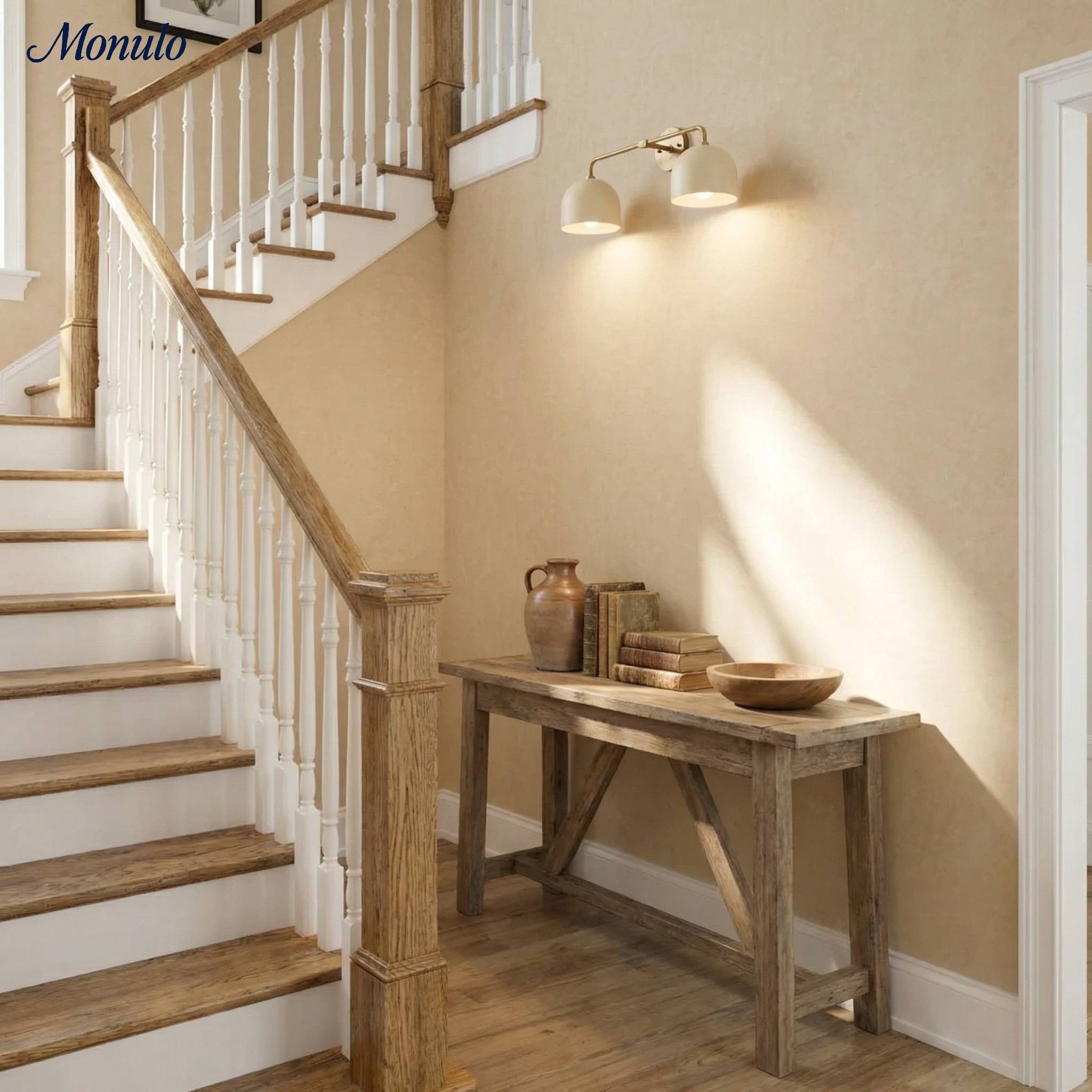 Mid-Century Dome Wall Lamp With Retro Design For Bathroom And Hallway