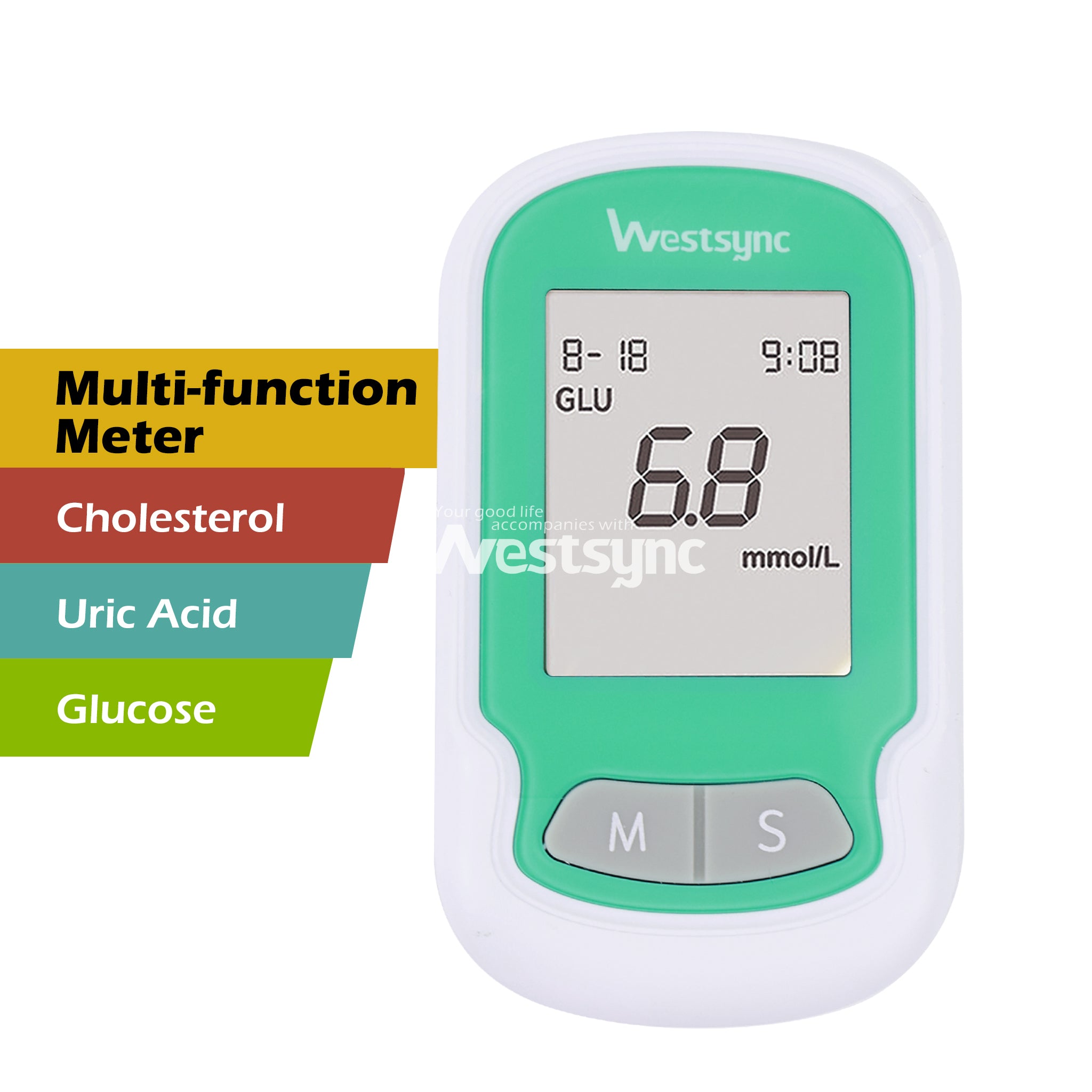 3 In 1 Multifunctional Health Monitor (Cholesterol, Glucose & Uric Acid) | Ka-mostore