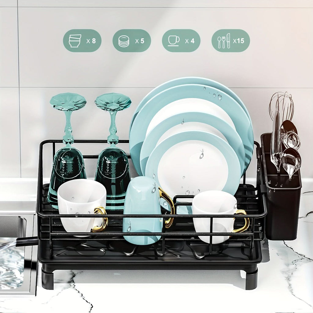 Scolapiatti DRIPMASTER — Organizer multifunzionale con drenaggio efficiente