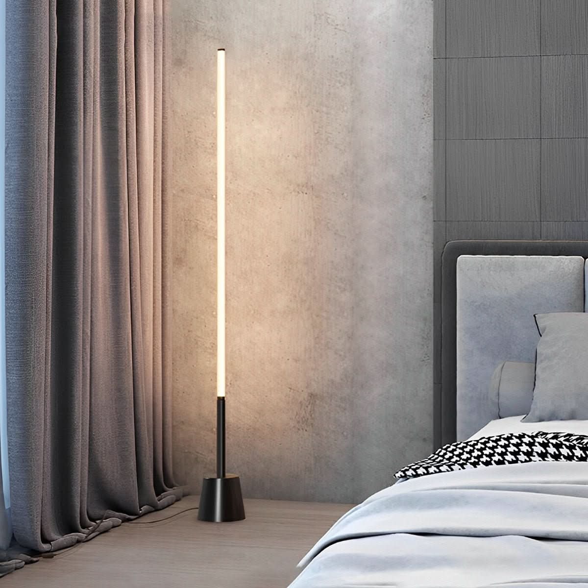 مصباح أرضي LED بزاوية 360° من LUMIORBIT — توهج دائري كامل ونحيف للمساحات الداخلية الراقية