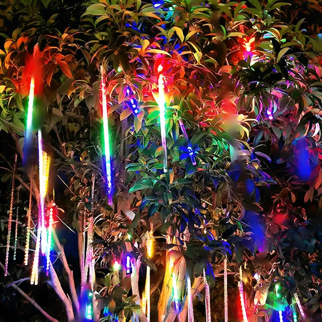 METEORLUME – שרשראות תאורת מטאורים מדורגת עמידות למים, עם תאורה היקפית של 360°, מצבי תאורה דינמיים ובהירות מתכווננת