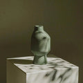 Ceramic Vase Organic Green Sculpture 20cm 30cm 40cm Living Room Modern Decor