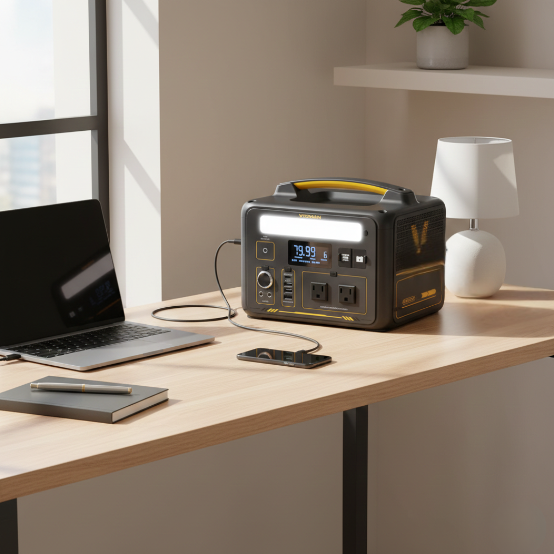Lightweight Solar Generator For Off Grid Power And Emergency Backup Power Station