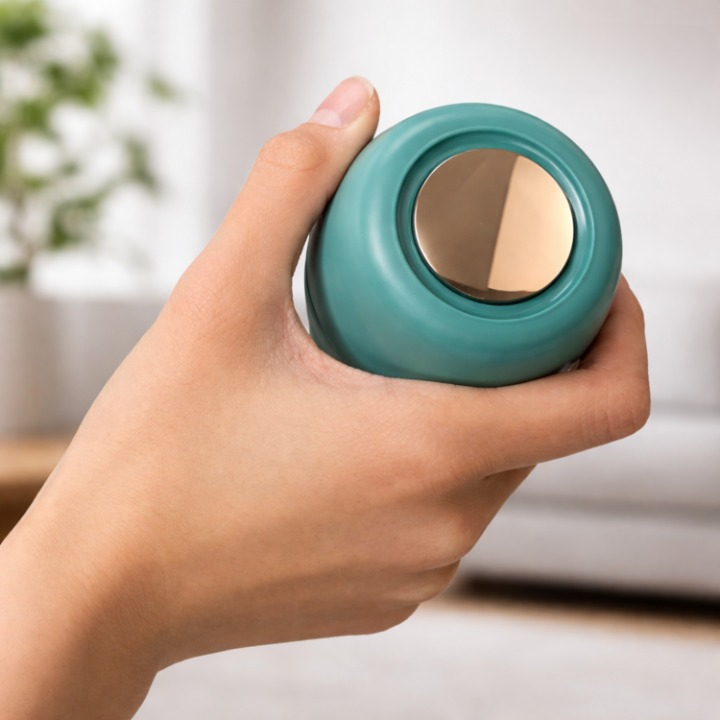 Ventilador portátil con pinza — Funcionamiento silencioso, flujo de aire de 360°, pinza flexible