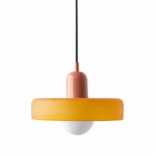 Bauhaus Style Glass Pendant Light For Dining And Living Areas