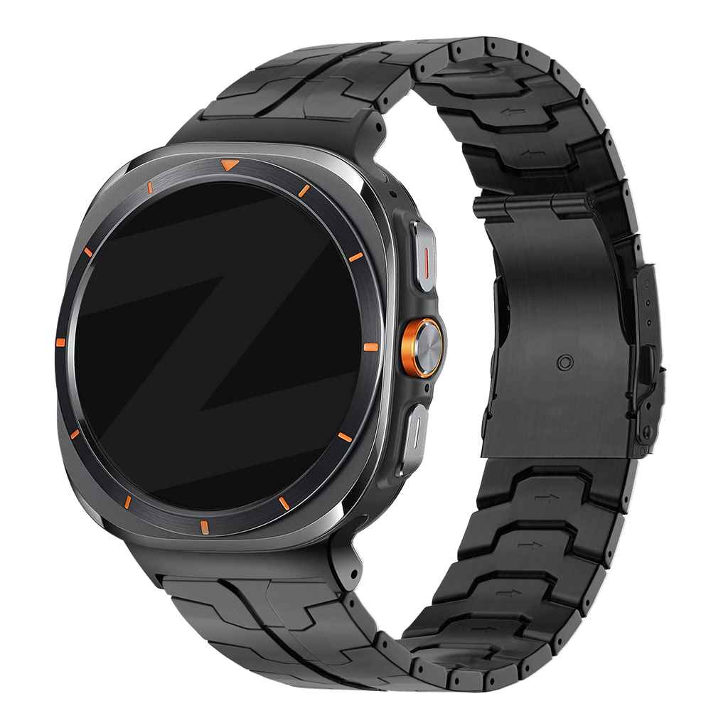 Cinturino con maglie in titanio nero ferro per Samsung Galaxy Watch Ultra