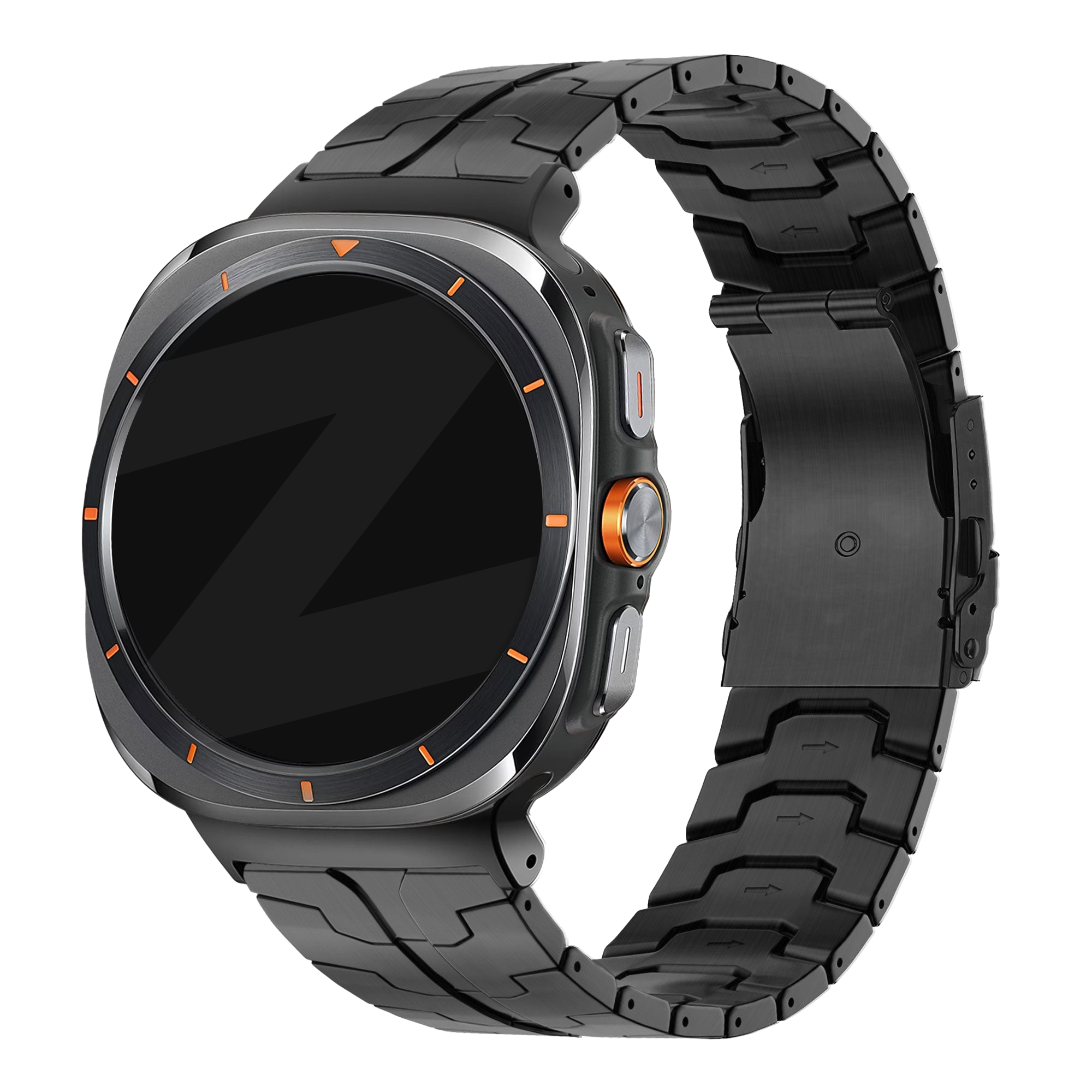 Cinturino con maglie in titanio nero ferro per Samsung Galaxy Watch Ultra
