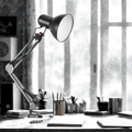 In Modern Style Adjustable Swing Arm Table Lamp For Home Or Office Use Ideal For Reading And Decor