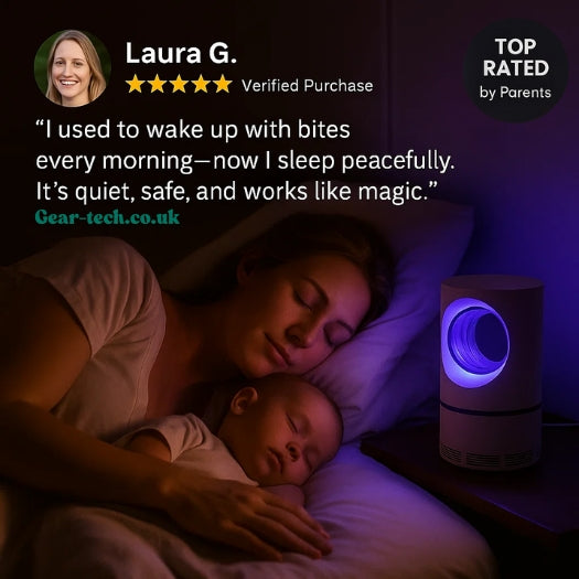 Versatile UV Insect Trap For Indoor Or Outdoor Use Quiet Electric Mosquito And Fly Catcher
