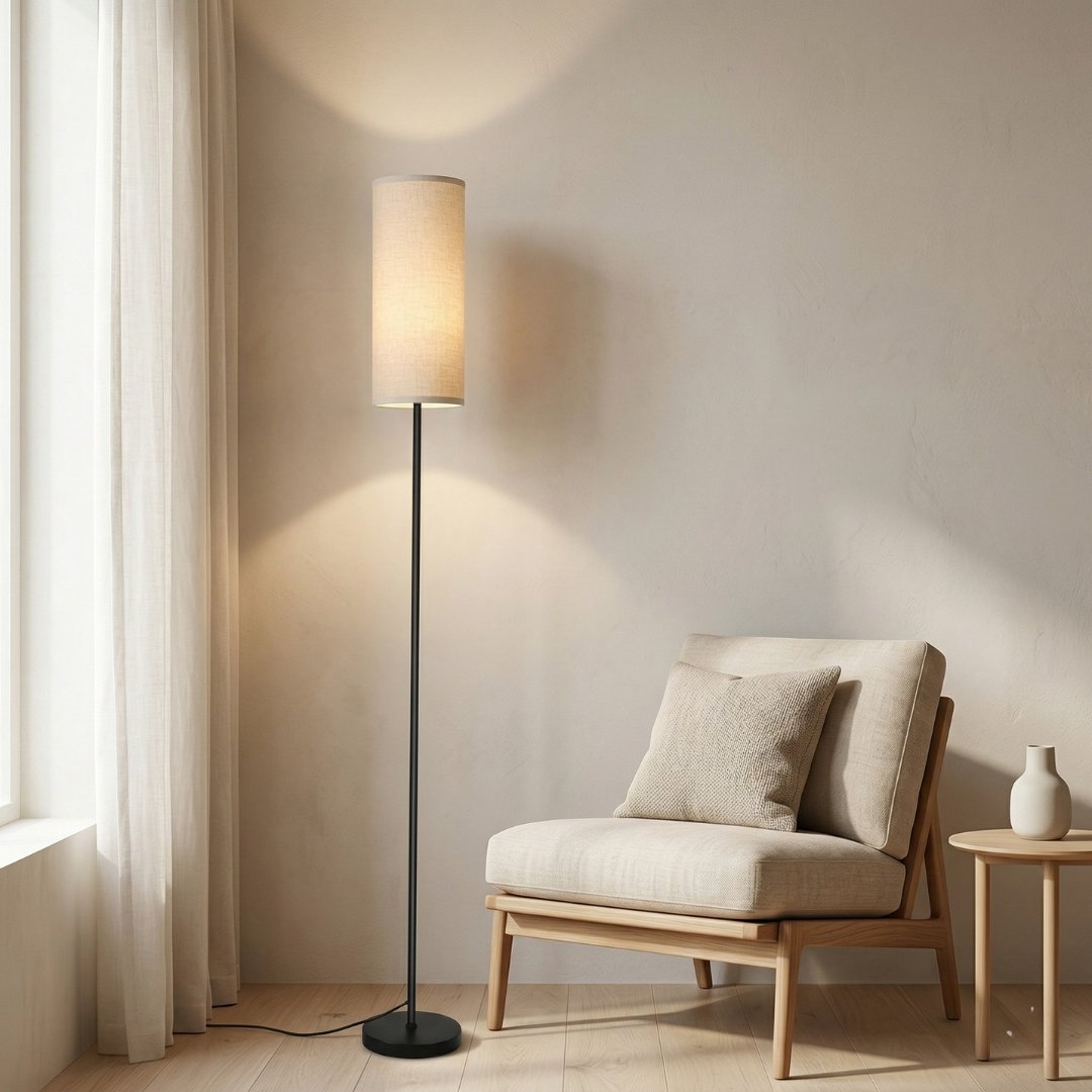 Floor Lamp With Dimmable LED Capability For Home Lighting Perfect For Living Rooms And Bedrooms
