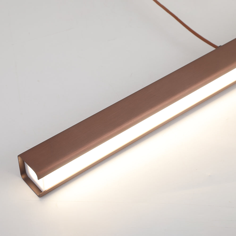 Aerolin Adjustable Height Pendant Light With Industrial LED Style For Modern Interiors