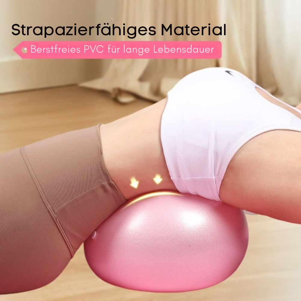 Balle de Pilates anti-éclatement en PVC avec pompe — ballon d’exercice pour l’entraînement de l’équilibre
