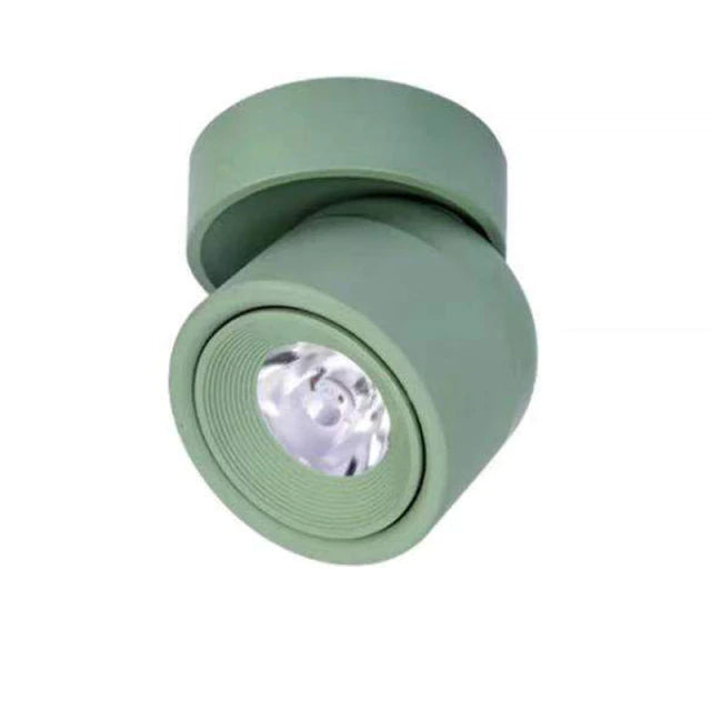 Dimmable Aluminum LED Spotlight — 340° Rotating Directional Light