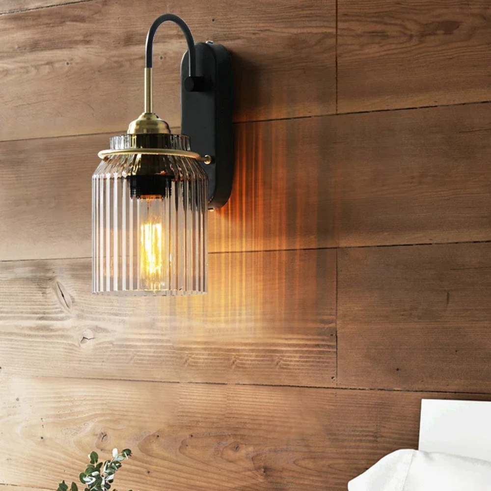 Riverton Industrial Vintage Wall Light With Exposed Bulb And Antique Finish For Indoor Spaces