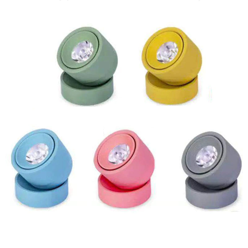 Dimmable Aluminum LED Spotlight — 340° Rotating Directional Light