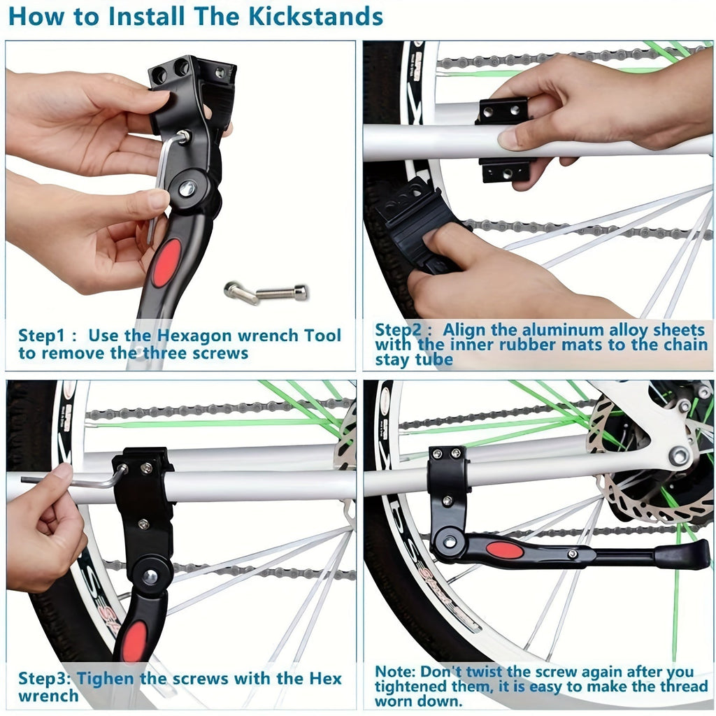 Adjustable Aluminum Bike Stand For Secure Bicycle Parking