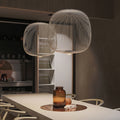 Spokes Motif Pendant Light For Modern Interiors, Diameter Of 35 Cm, Height Of 135 Cm, Ideal For Dining Rooms