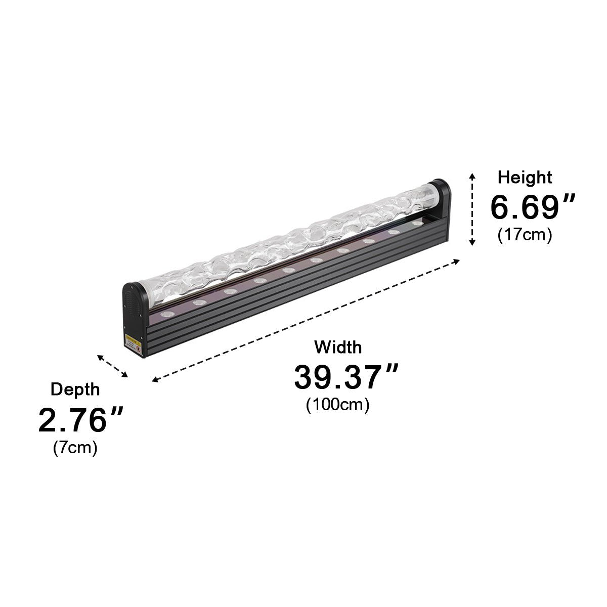 Wall Lamp With 3D Flame Effect Aluminum Black RGBW Atmosphere Light