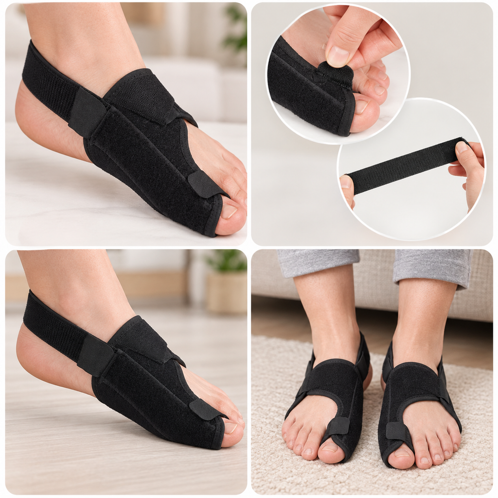 Adjustable Bunion Toe Correction Brace — EMS Stimulation, 29 Intensity Levels, 10 Modes